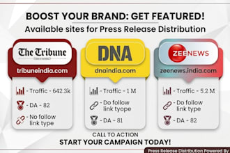 publish article on tribune india, zee news and dna india