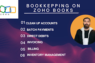 be expert zoho books bookkeeper for your business