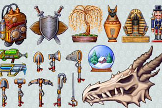 create game art for you