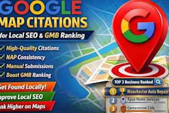 improve google map ranking with citations and SEO backlinks
