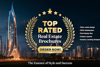 design a luxury real estate brochure