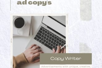 write unique and creative ad copy
