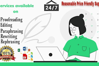 copy write,proofread,rewrite and edit your text