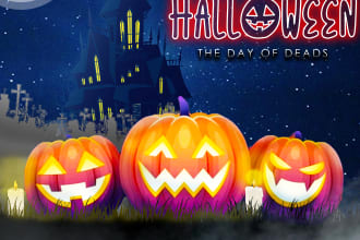 create your halloween event posts
