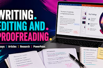 edit essays, research papers, articles and presentations