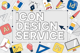 create a professional icon design set