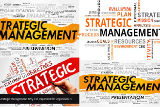 write strategic management essays and reports