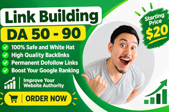 do high quality link building for you