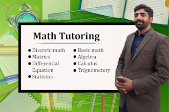 teach you math up to high school, college and university level