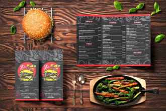 do amazing ala carte restaurant menu, food menu, menu board