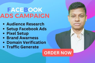 setup and manage facebook ads campaign,  marketing, advertising, fb ads manager
