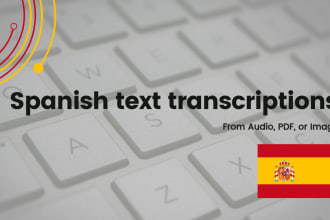 transcribe your spanish text