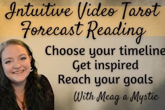 give an intuitive tarot forecast reading via video