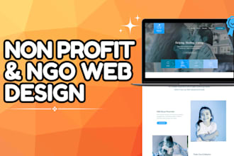 design a high converting non profit charity or donation website