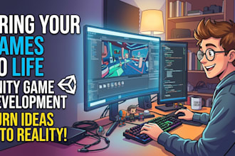 develop engaging unity 2d 3d games for mobile