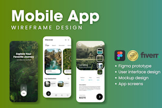 deliver high end mobile app screen designs and UX prototypes