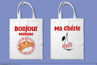 create designs for tote bags, hand bags and for printify