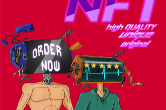create a distinctive nft art collection featuring 100, 1,000