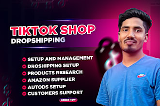 do tiktok  shop dropshipping with product hunting,listing, and automation
