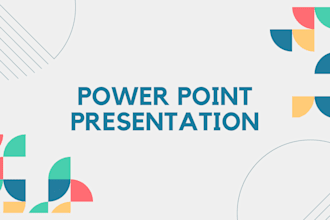 create interactive power point presentation for official projects