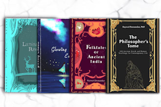 design a professional ebook cover for kindle, paper, or digital