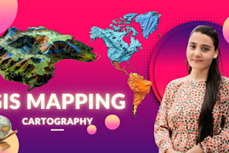 do gis technician, cartography, maps and graphic design