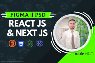 convert figma to react js, psd to react js, figma to react native