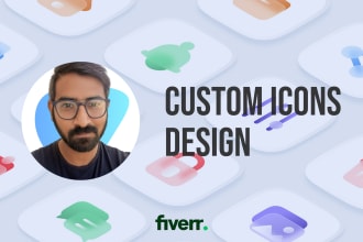 design custom vector icon and crisp svg line icon