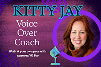 be your audiobook and voice over coach