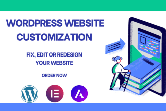 fix, edit, redesign html, wordpress, shopify website, custom code