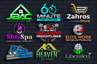 do creative modern trendy business logo design and redesign