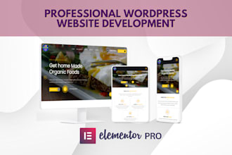 build a professional website with elementor pro