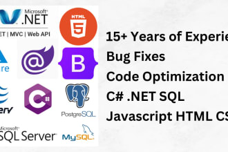 fix bugs clean up optimize c sharp dot net sql javascript