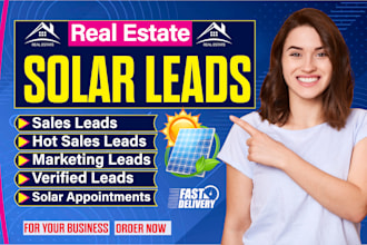 generate hot solar leads verified new homeowners solar appointments