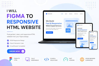 figma to responsive HTML website