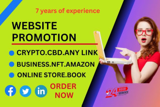 off page SEO with promote your website, nft, crypto on social media