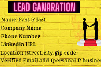 lead generation expert, b2b leads contact me to save any 200 type of lead