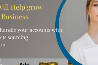 handle your walmart, ebay, amazon fba accounts with sourcing