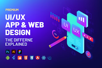 do UI UX design, mobile app and website ui ux design