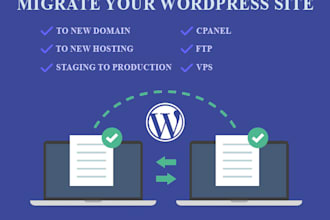 move your wordpress website from one hosting to another