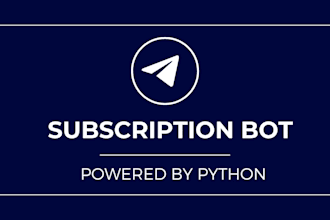 create telegram subscription bot