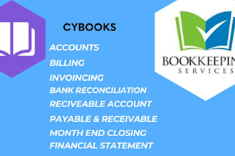 do  bookkeeping on cybooks software