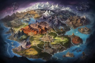 bring your game world to life with fantasy map design