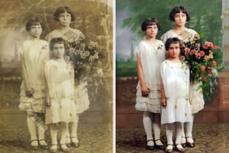 restore old photos, fix repair, colorize old photos