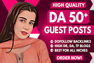 do high da guest post on high da website with dofollow backlinks