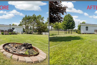 professional object removal and virtual staging