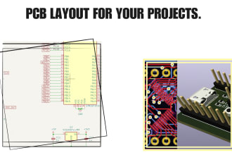 design schematics, pcb layouts, dfm, dfa for your hardware