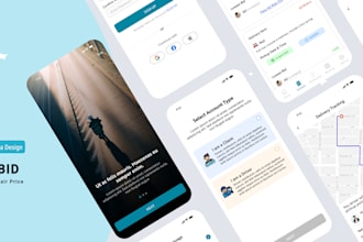 create UI UX design for saas, dashboard, mobile and web app in figma