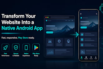 convert your website into a native android app with apk or aab file