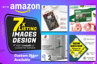 design amazon listing images infographics or bol product